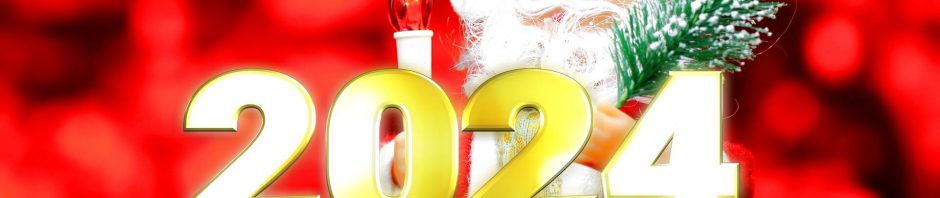 Free picture (New Year`s card with Santa Claus toy brings Christmas tree at glow red bokeh background . Big Copyspace concept for New Year`s market banner, poster, congratulations. 2024) from https://torange.biz/fx/new-years-concept-copyspace-big-market-2024-congratulations-216242